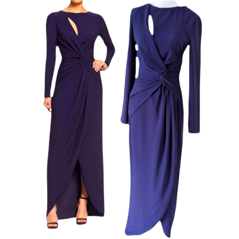 Elegant Purple Evening Gown
